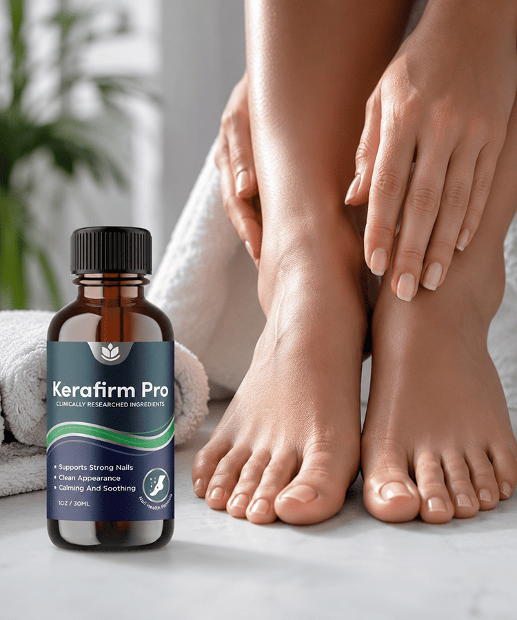 Single bottle of Kerafirm Pro nail support formula
